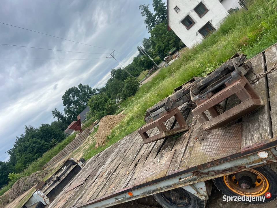 Przyczepa pod koparkę Pom Śrem