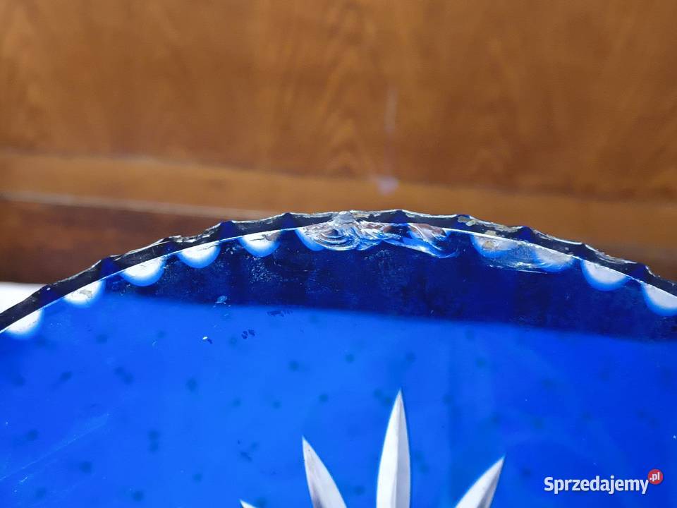 Wazon kobaltowy kryształ Chorzew
