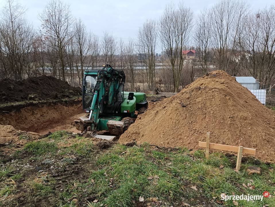 Prace ziemne koparką Mikołów i