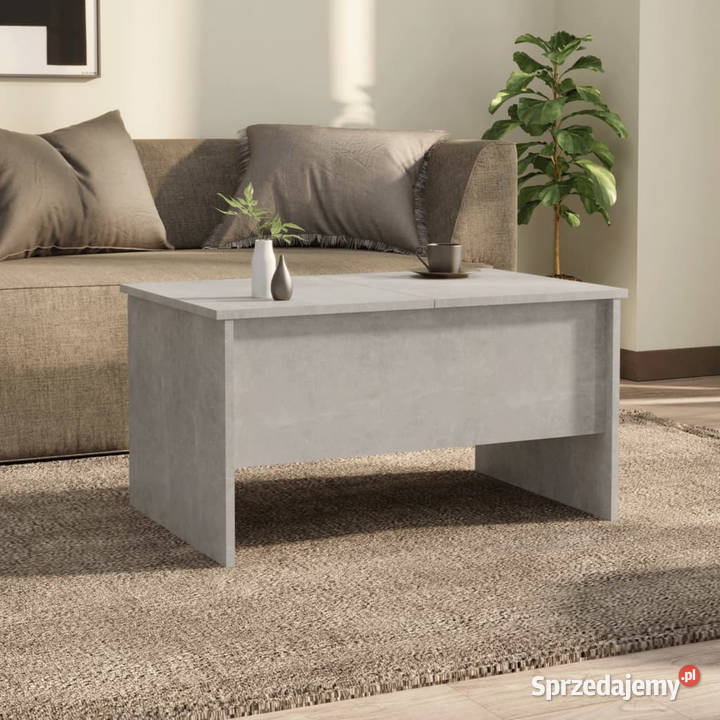 Stolik kawowy szarość betonu 80x50x425 WM809732 Warszawa