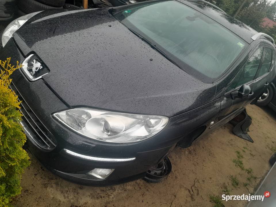 Peugeot 407SW 27hdi 204 2009r z de kombi czarny relingi dachowe Szamotuły