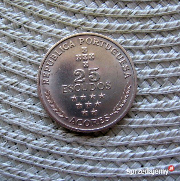 Azory 25 Escudo 1980r Ładna