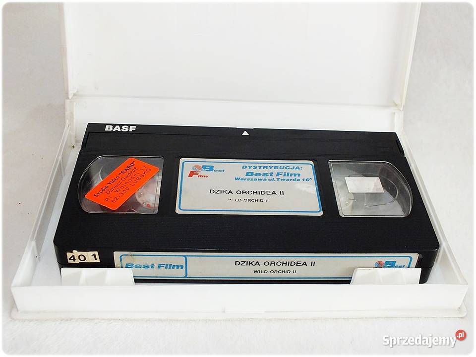 Kaseta VHS Dzika Orchidea Film na Video ORYGINAŁ lektor lubuskie Żary