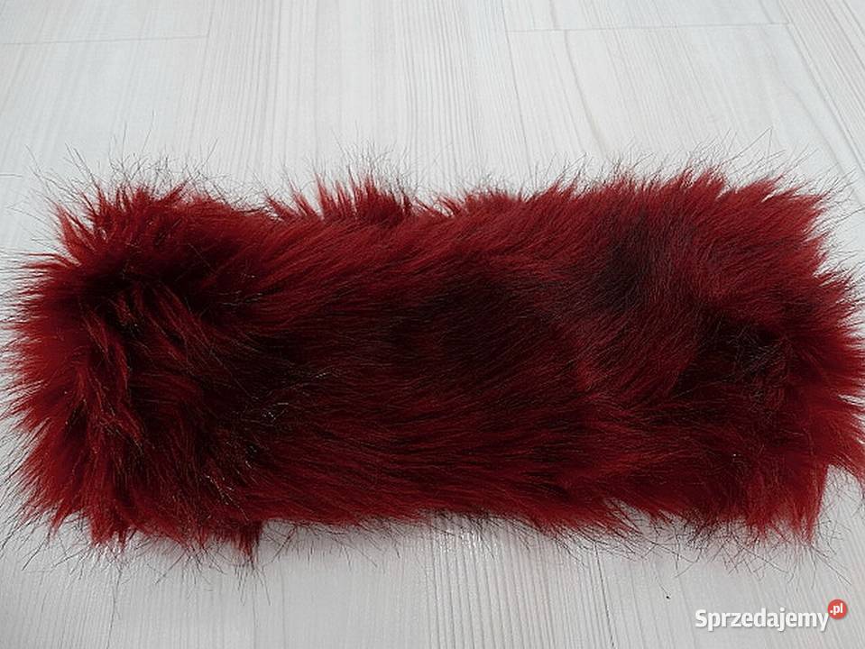 Opaska na Uszy Futrzana Puszysta Zimowa Sztuczne Łomża