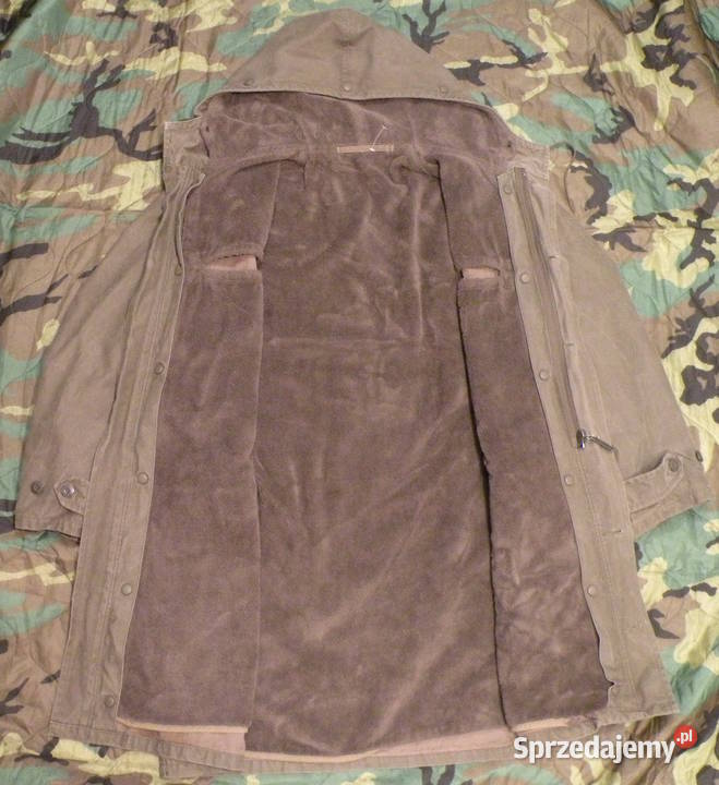 Parka BW moleskin Wachschutz OLIV gr54 Militaria