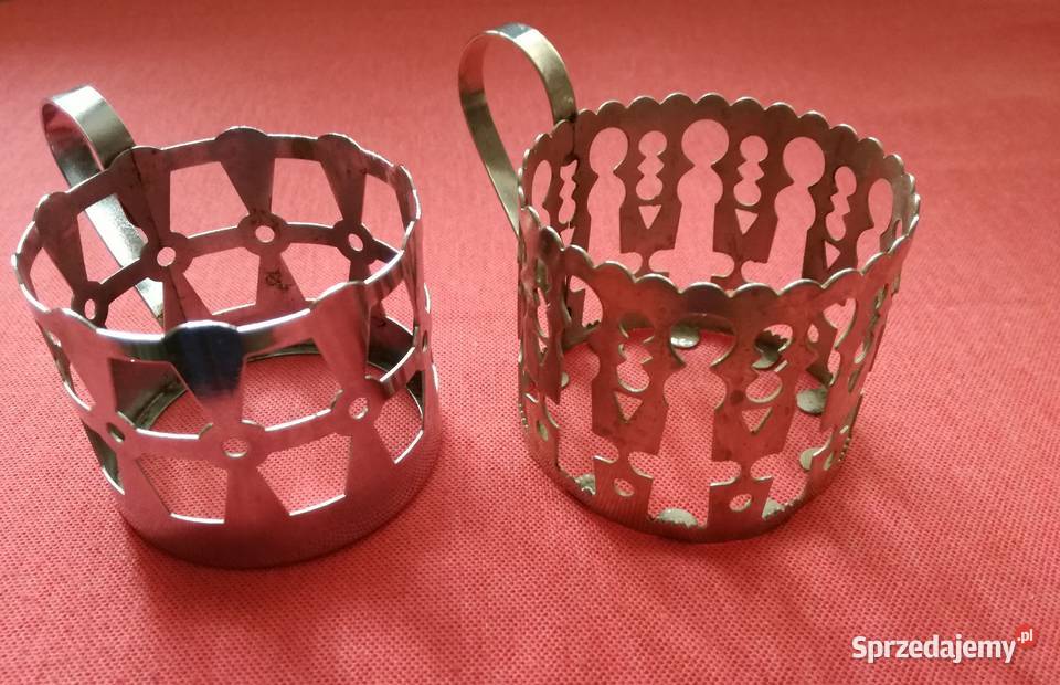 Koszyczki do szklanekuchwyty metalowePojedyncze Łódź