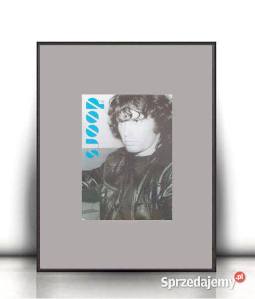 vintage plakat z Jimem Morrisonem the Doors