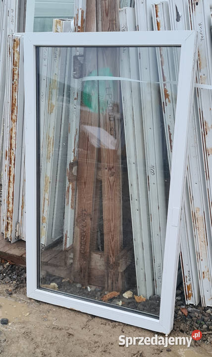 OKNA KacprzaK Witryna 79x131 FIX Używany PCV Siedlce
