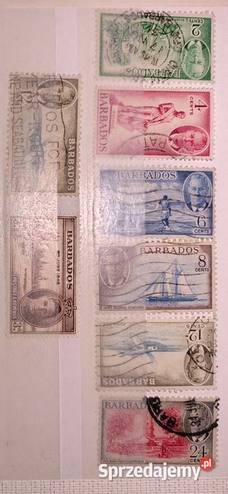 Barbados 1950 ZNAK WODNY król Jerzy VI Radomsko