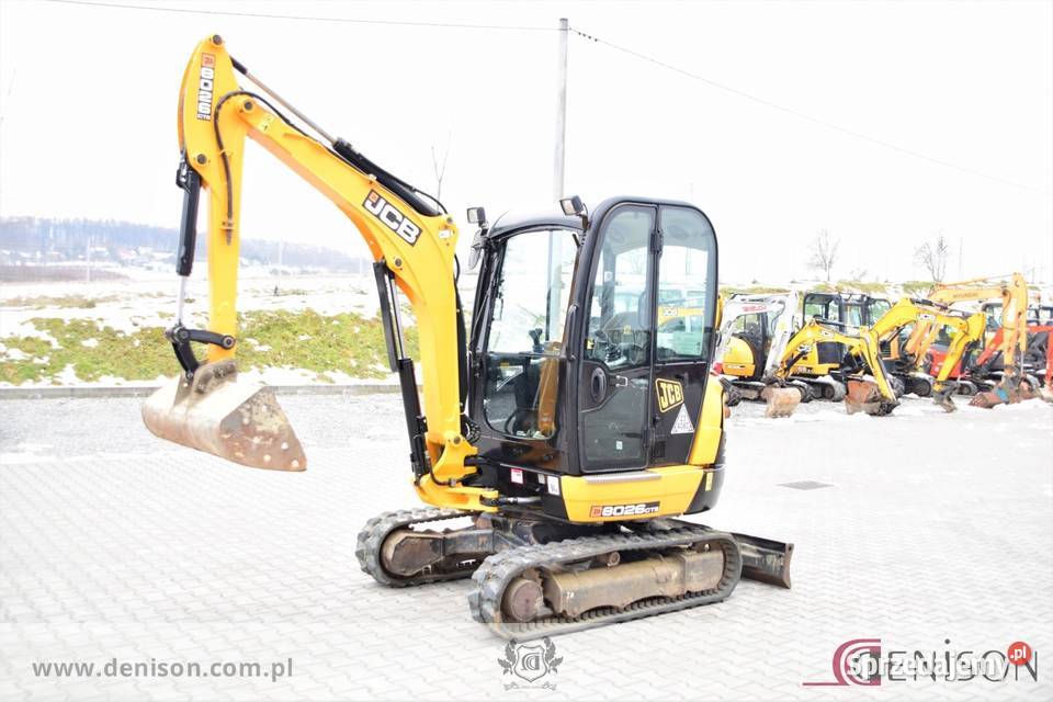MINIKOPARKA JCB 8026 CTS 2016 Rok produkcji 2016 Suchoraba
