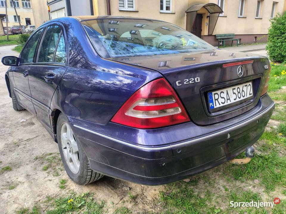 Mercedes w203 skórzana tapicerka