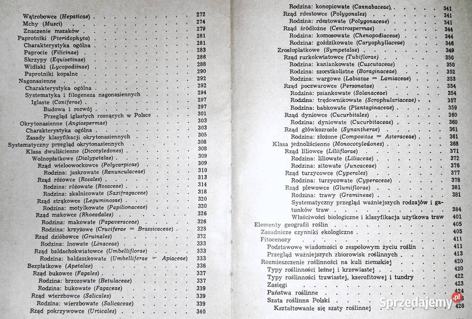Botanika studentów zaocznych akademii rolniczych Chełm