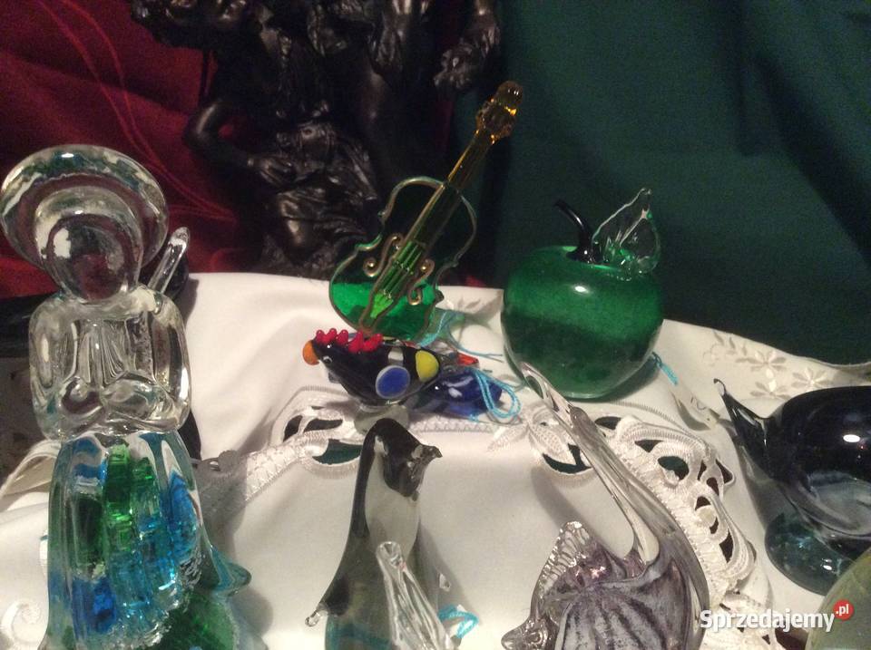 Figurki szklane w stylu murano Poznań