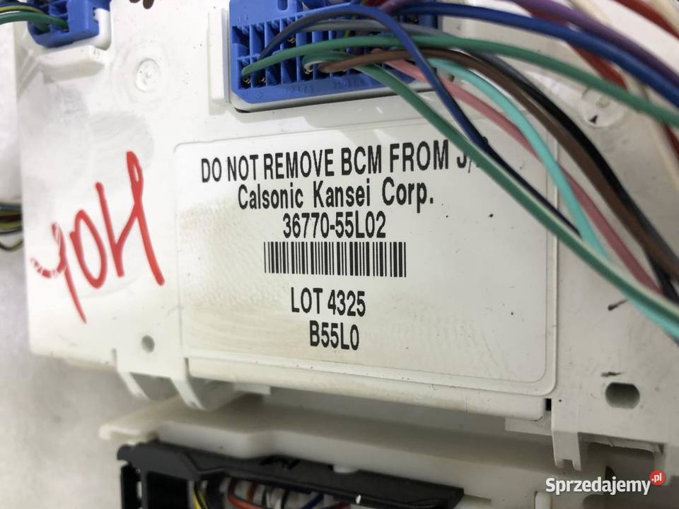 SKRZYNKA MODUŁ BSI SUZUKI SX4 3677055L02