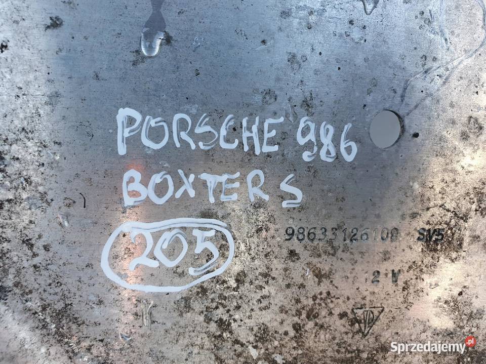 Porsche Boxster 986 25 OSŁONA SILNIKA dolna