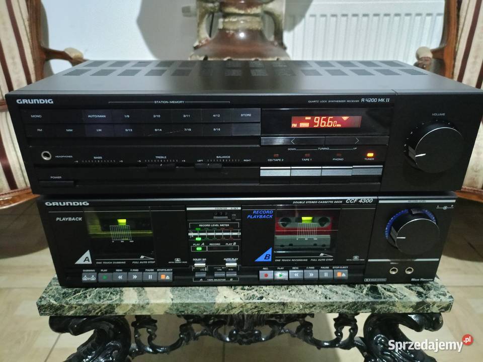 Amplituner i Deck Magnetofon dwukaratowy GRUNDIG wielkopolskie