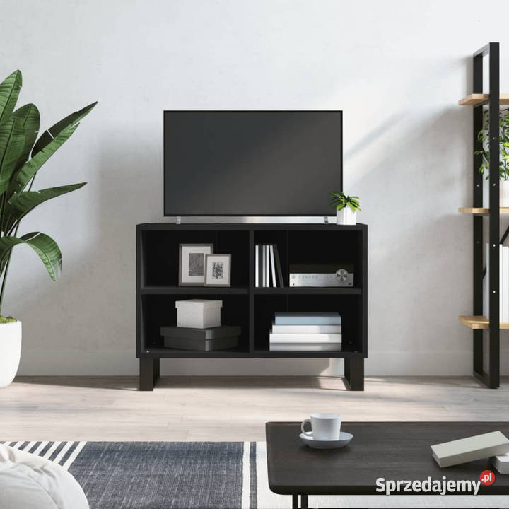 Szafka pod TV czarna 695x30x50 materiał Warszawa sprzedam