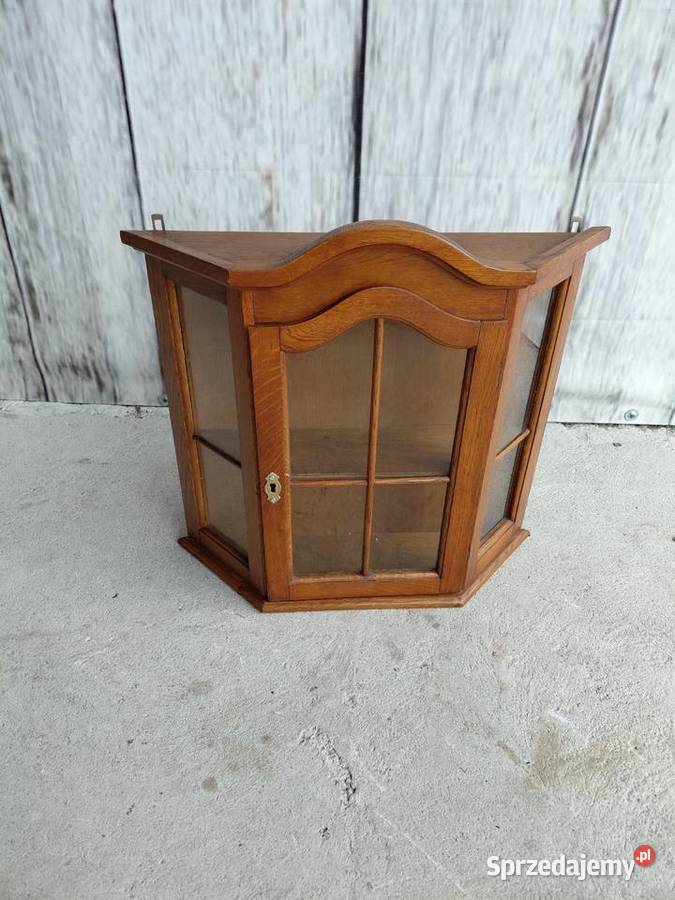 Witrynka gablotka drewniana wisząca 327