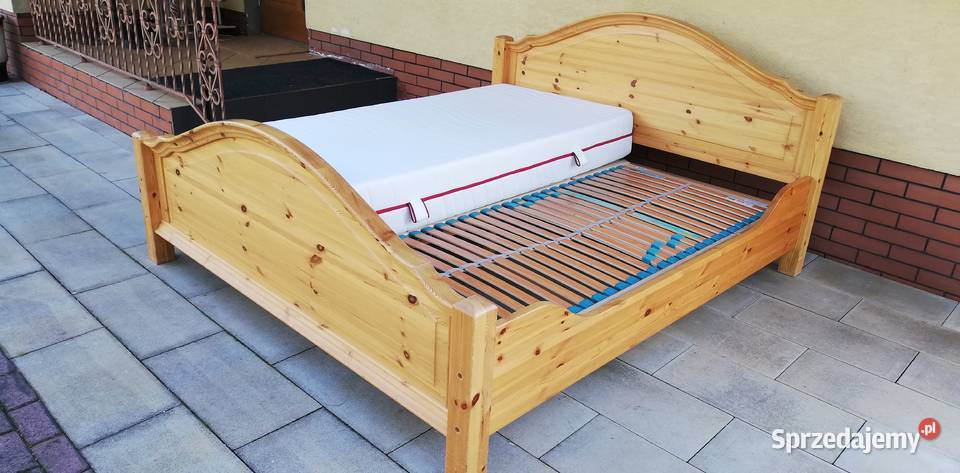 Łóżko drewniane 180x 200 łoże sypialnia stelaż Łóżka Garwolin