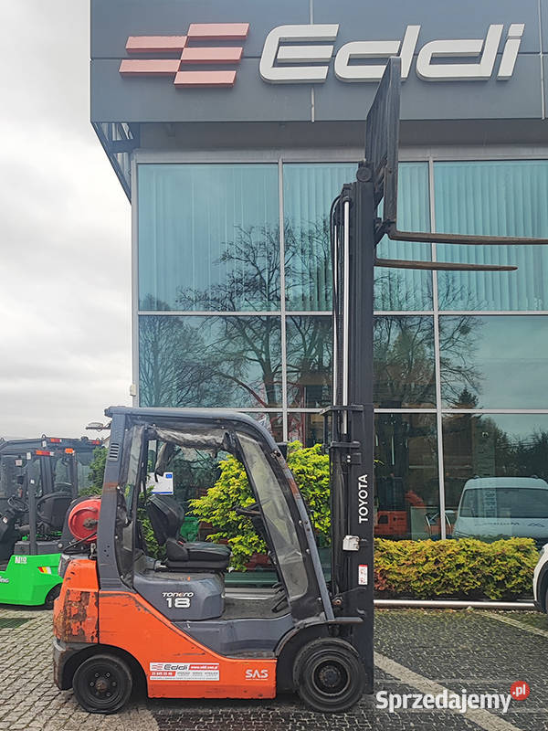 Wózek widłowy Toyota 028FGF18 18 t duplex 33 m Kęty