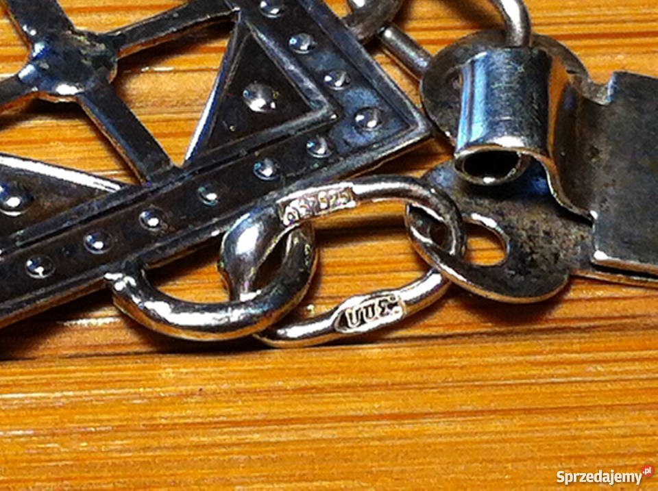 Przepiękna stara rosyjska srebrna bransoletka srebrne Lublin