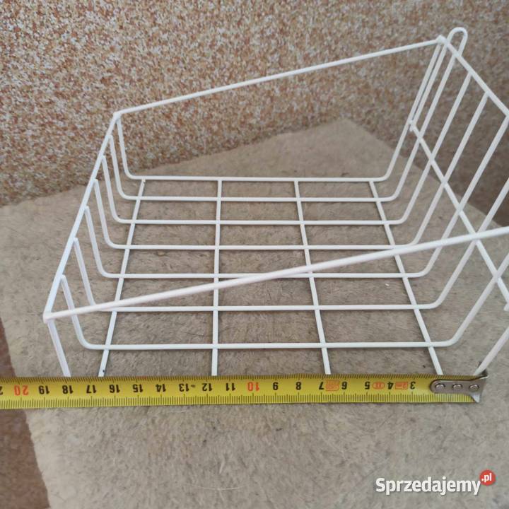Stojak z koszykami na ladę biały Mrzezino