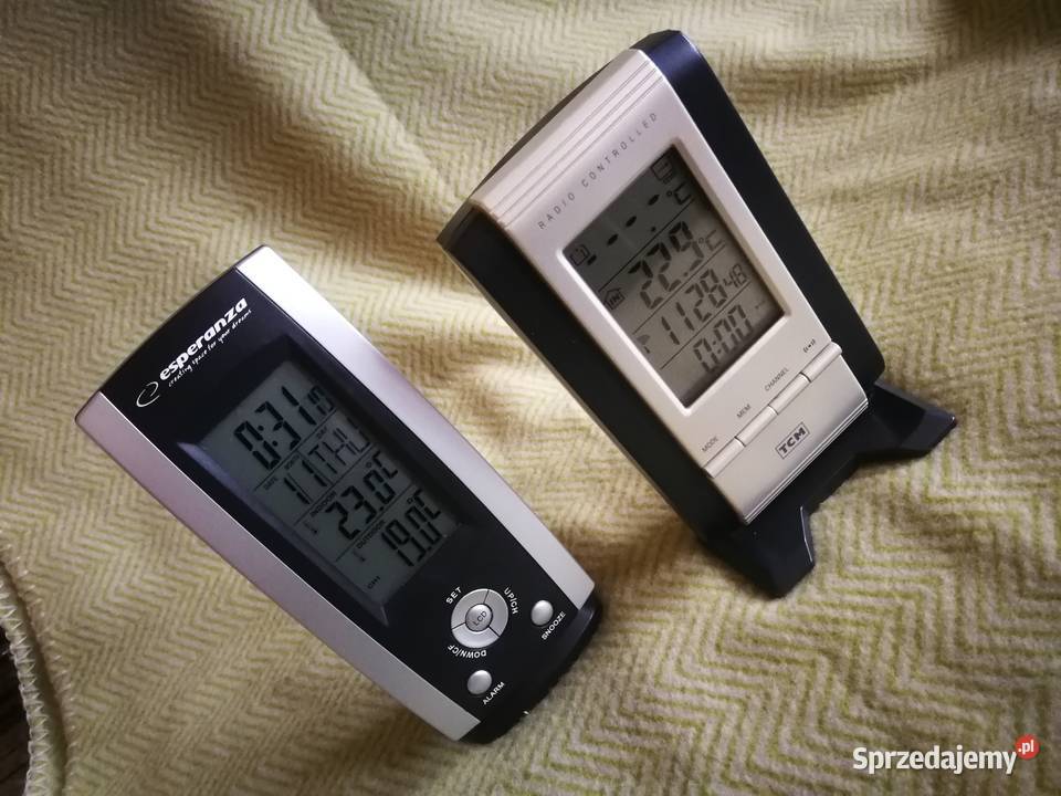 Stacja Pogody Termometr pokojowy Zegarek Data Szczecin