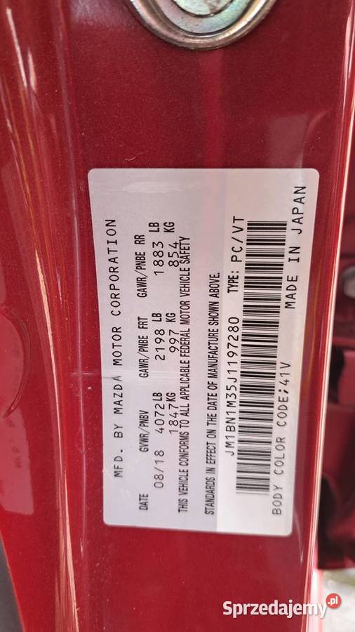 Mazda 3 Grand Touring 25 benzyna 2018 Lublin