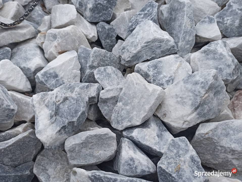 Kamień Biały Jasny do gabionu Marmurowy 60100 mm Oświęcim sprzedam