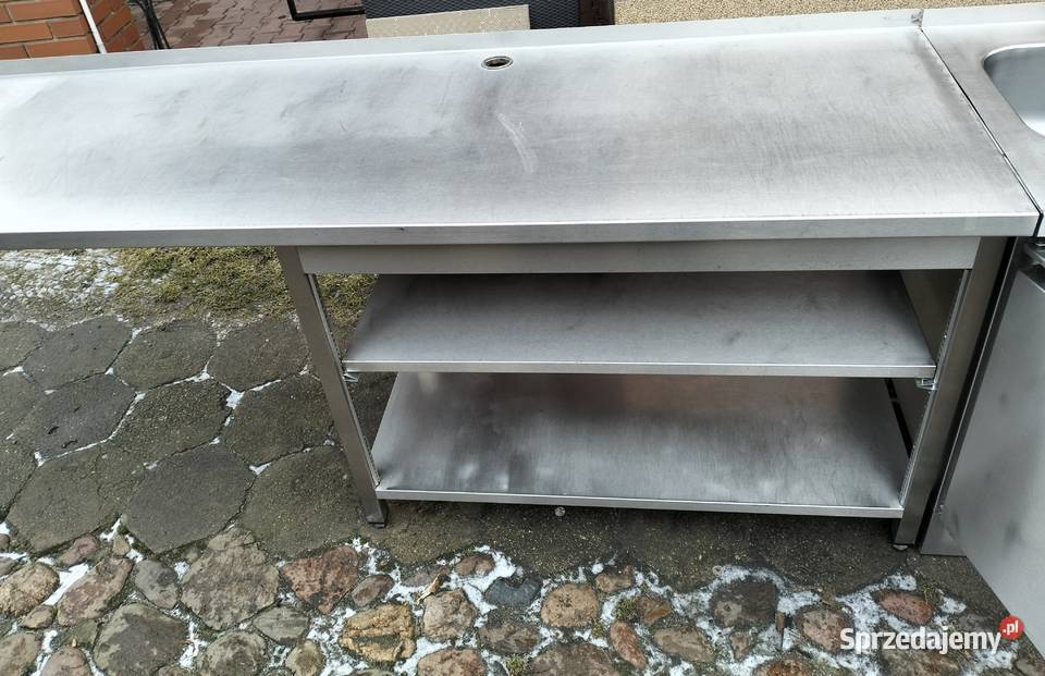 Komplet mebli gastronomicznych zlew i stół Słupia Kapitulna