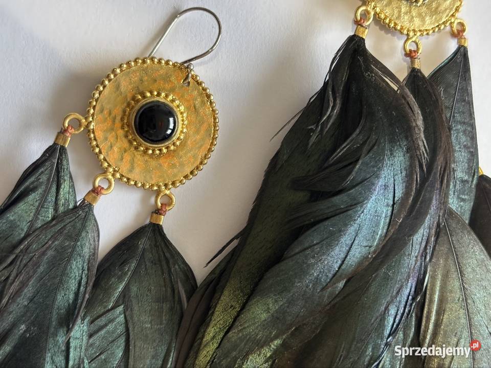 Kolczyki pióra Mystic Portal kujawsko-pomorskie Bydgoszcz