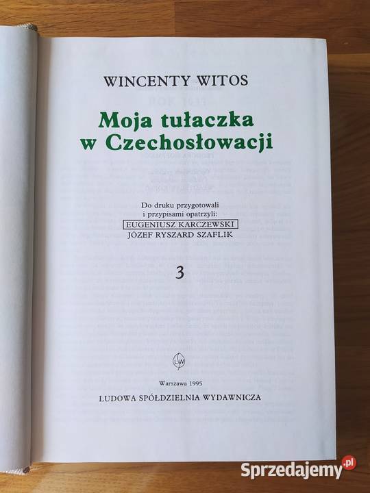 DZIEŁA WYBRANE Moja tułaczka w Czechosłowacji podlaskie Hajnówka