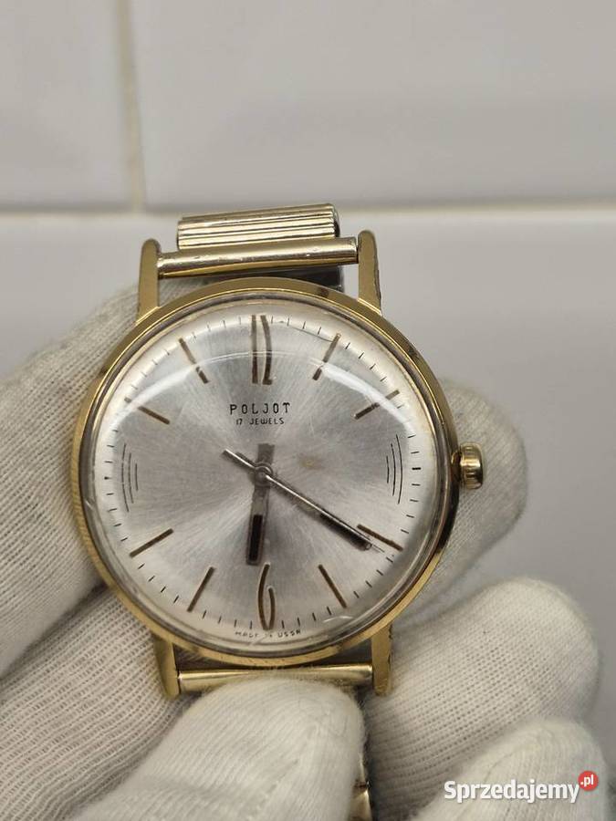 Męski zegarek Poljot garniturowiec Au20 Chorzów