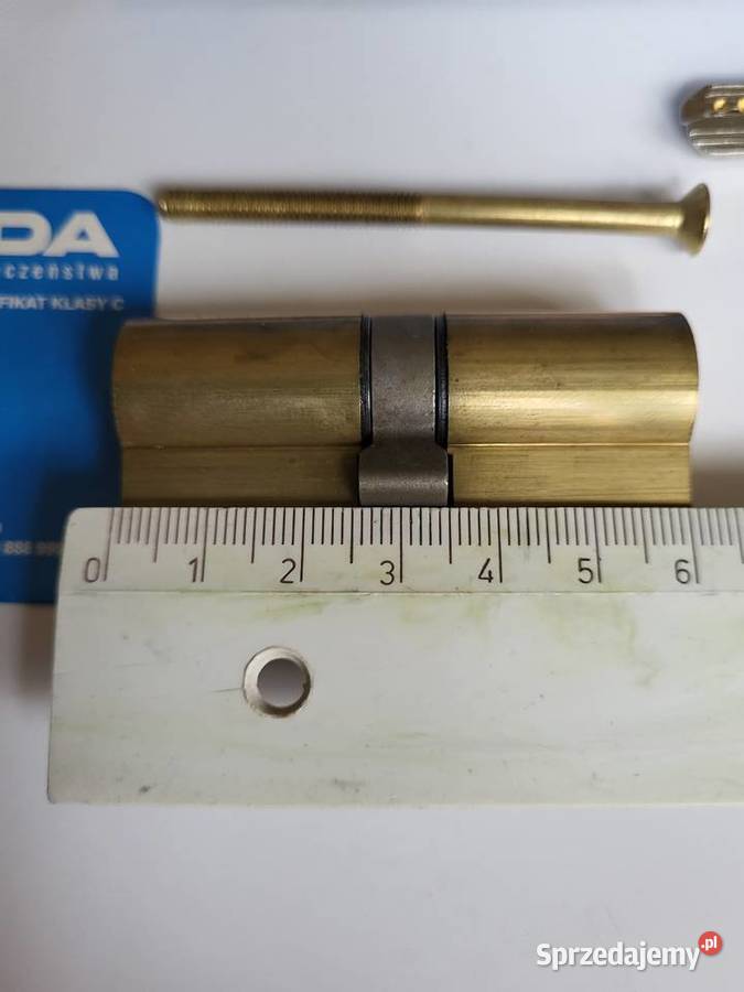 Wkładka do drzwi zamka GERDA WKM3 3030 mosiądz 5 Ożarów Mazowiecki