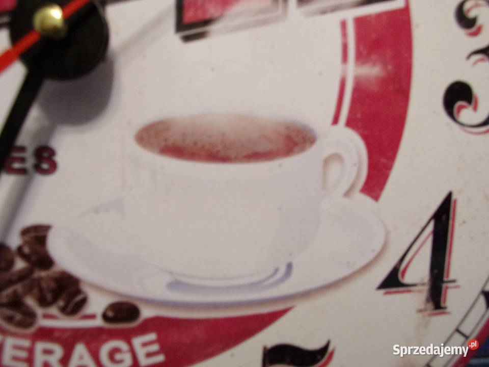 Duży stylowy zegar scienny COFFEE Delicious Warszawa sprzedam