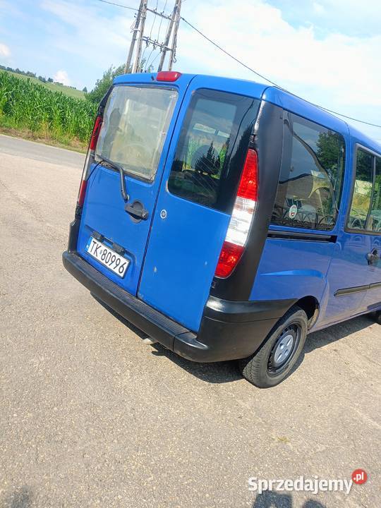 Fiat Doblo 12 benzyna gaz nieuszkodzony Fiat Tomiszowice sprzedam