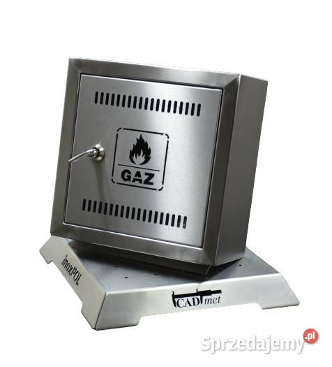 Szafka gazowa Typ IZ1 INOX zawór gazu