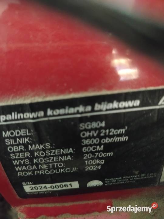 Kosiarka bijakowa spalinowa małopolskie