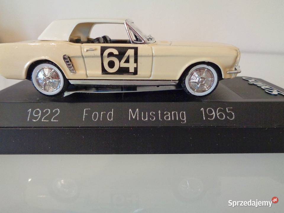 Sprzedam model FORD MUSTANG 1965 Antyki, Sztuka, Kolekcje Toruń sprzedam