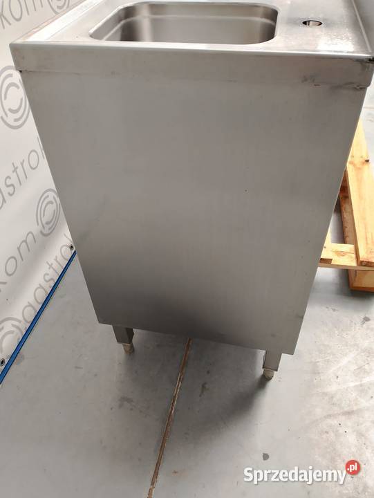 Stół z 2 zlewamiP drzwi otwierane 175x52x90 Wrocław