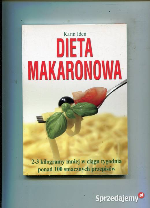 Dieta makaronowa Karin Iden Pozostałe Szczecin sprzedam