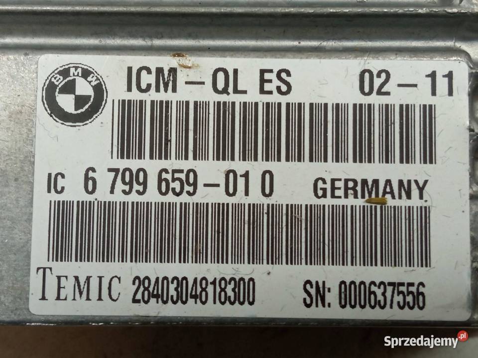 MODUŁ ICM 6799659 Bmw Seria 5 VI 2010 F071011