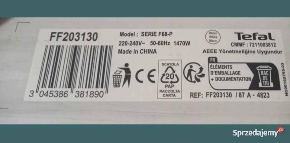 Sprzedam frytkownice nową Tefal małopolskie Łukowica