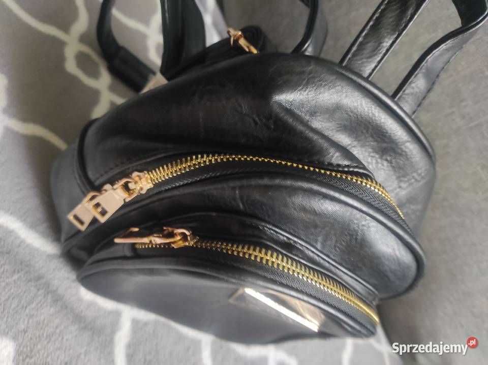 Mały plecak czarny Inny rodzaj  Tuchola sprzedam