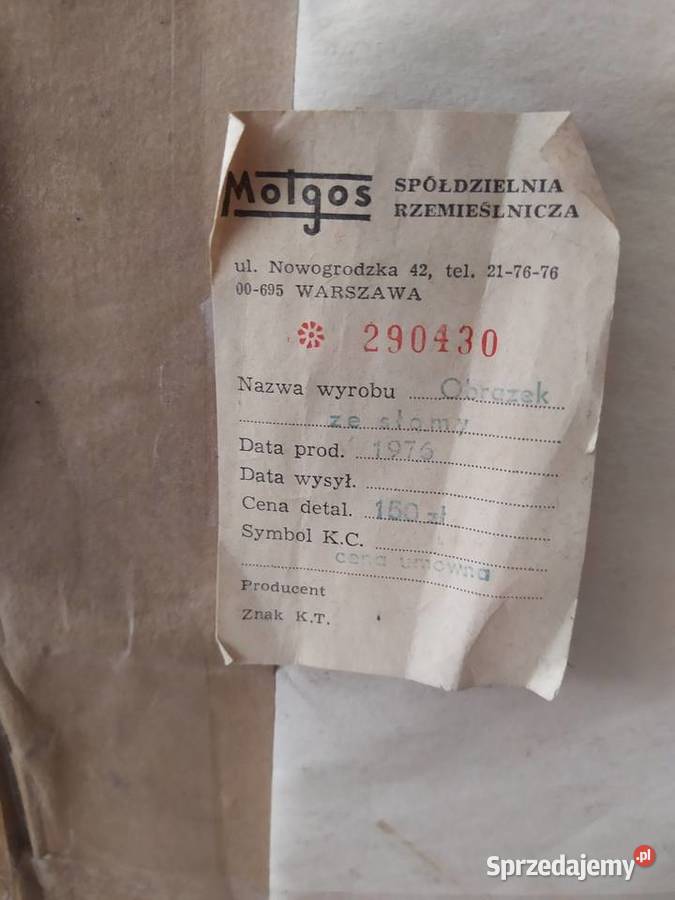 Obraz w ramce ze słomy vintage Disney Pinokio mazowieckie Pruszków