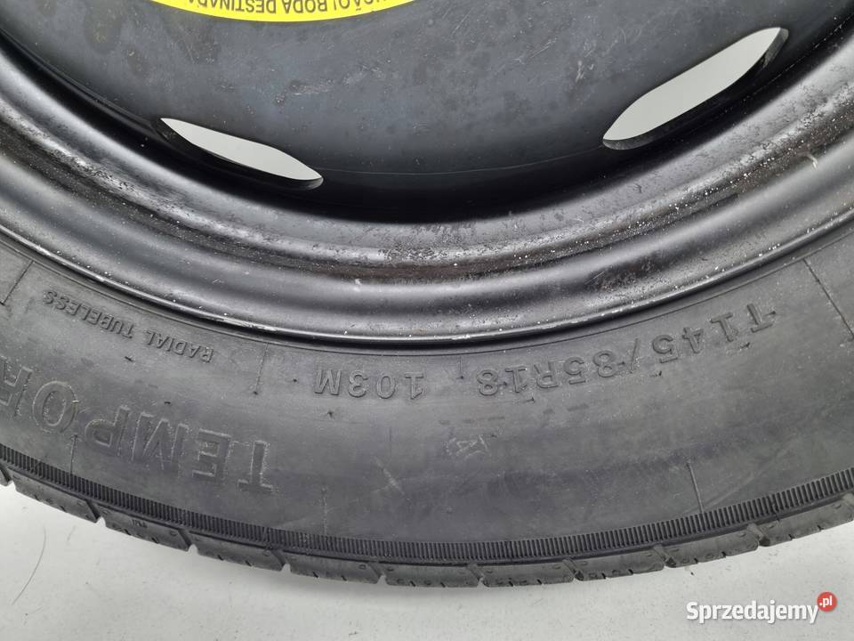 KOŁO DOJAZDOWE ZAPASOWE Audi Q3 Vw Passat B8 Chełm