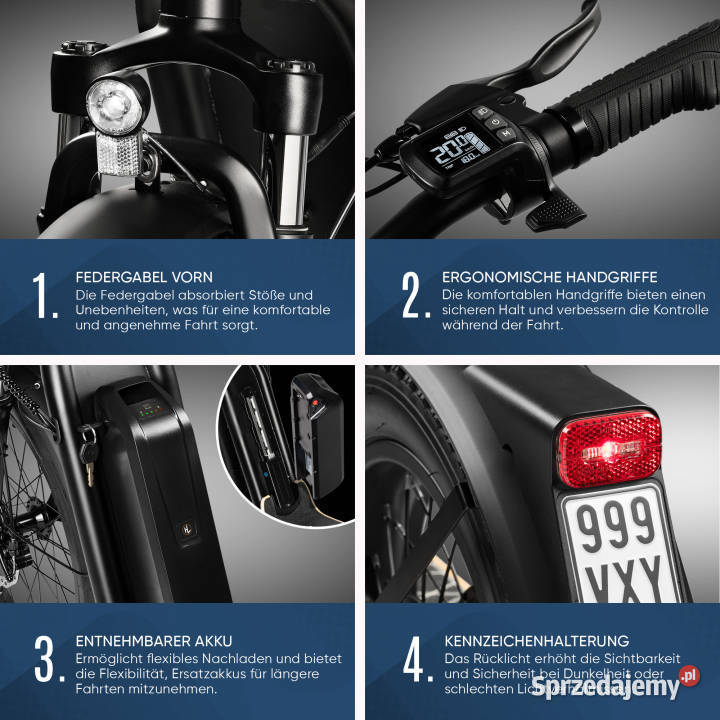 HULAJNOGA ELEKTRYCZNA SCOOTER VIRON XL1200S DE Hulajnogi elektryczne Kalety