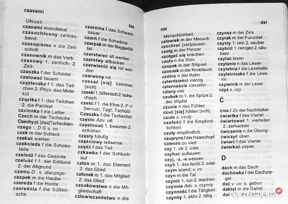 Słownik niemieckipolski polskoniemiecki Olga Kultura i Rozrywka Chełm