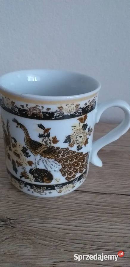 Kubek z pawiem Przedbórz sprzedam