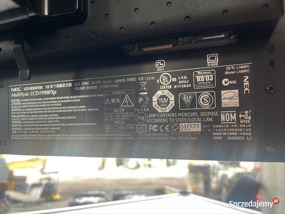 Monitor Nec 19 Włoszczowa